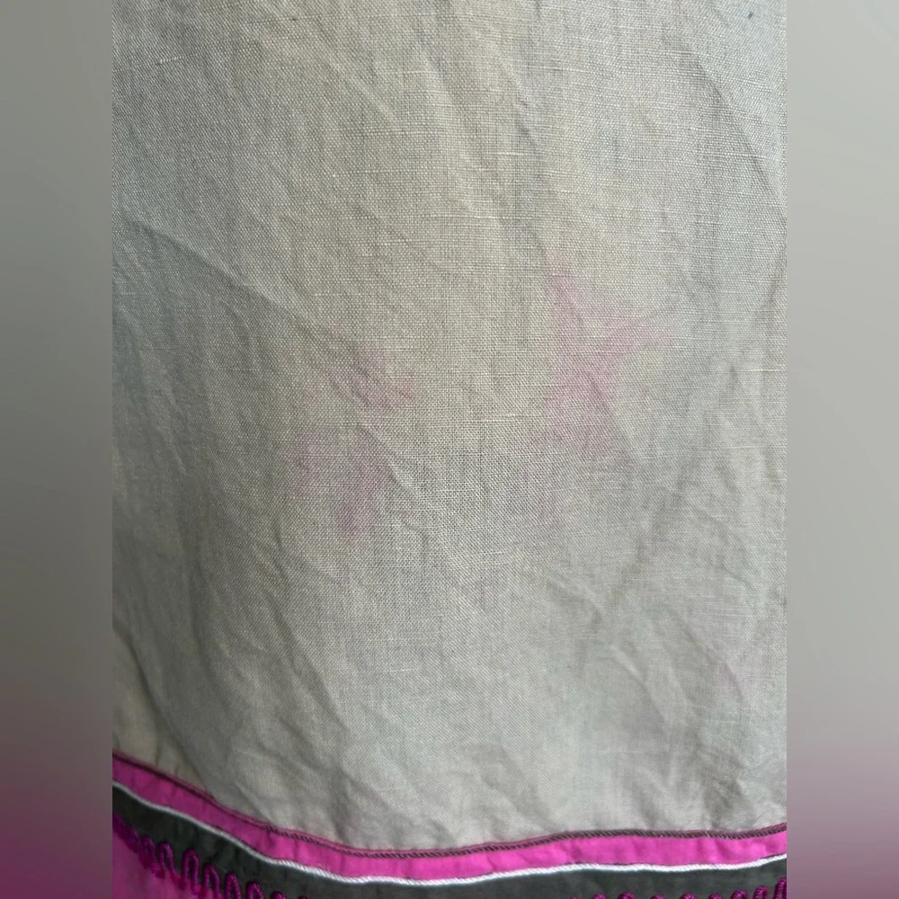 Anthropologie Ranna Gill quilted embroidered swim cover /dress small - Picture 12 of 14